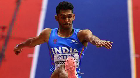 Murali Sreeshankar takes long jump title