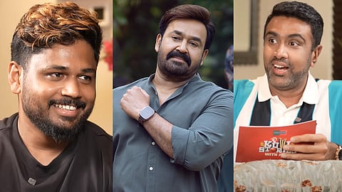 Sanju Samson, Mohanlal, R Ashwin