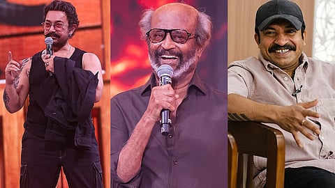 Rajinikanth, Soubin Shahir, Aamir Khan