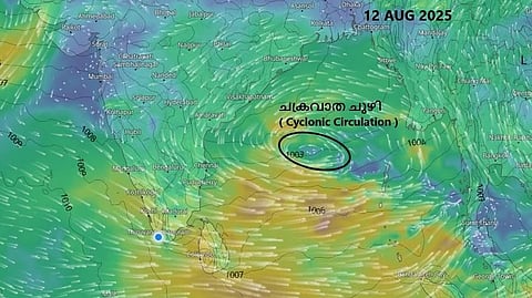 cyclonic circulation