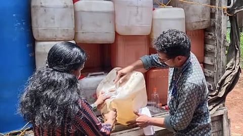 6500 liters of adulterated coconut oil seized Haripad