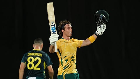 Dewald Brevis century celebration