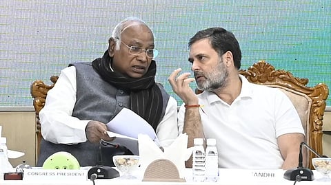 Mallikarjun kharge and rahul gandhi