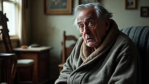 old man hallucinates