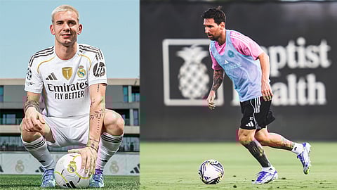 Franco Mastantuono   Lionel Messi