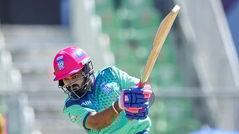 Krishna Prasad's batting