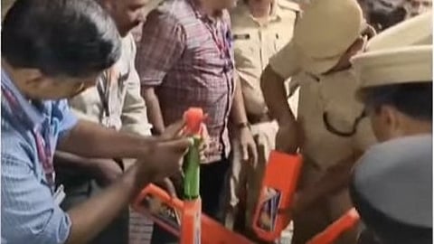 youth arrested for smuggling cannabis inside a cricket bat