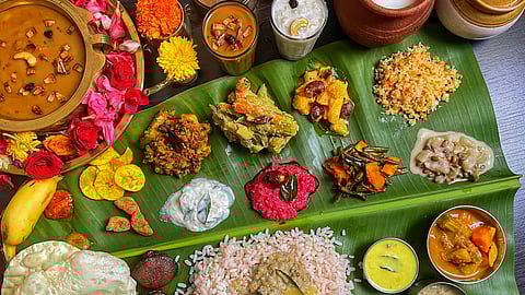 Onam sadhya in kerala