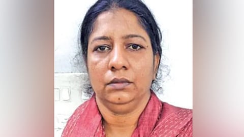 woman police officer arrested for irregularity in traffic petty case fine