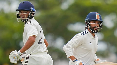 Rajat Patidar and Danish Malewar in Duleep Trophy