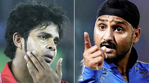 harbhajan singh sreesanth video