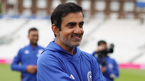 Gautam Gambhir practice session