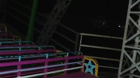 Sky Swing operated without safety precautions