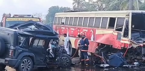 Road accident in Kollam