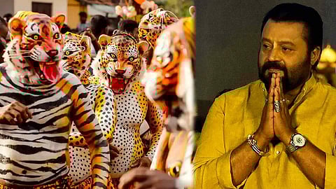 Suresh Gopi MP announce central assistance of Rs 3 lakh to Pulikali