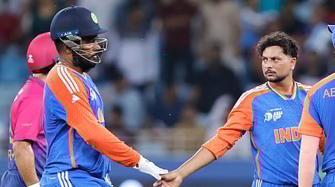 Sanju samson during the Asia Cup match