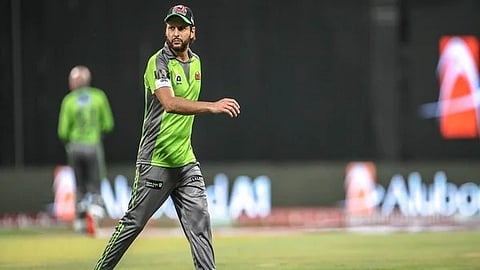 Shahid Afridi in a match