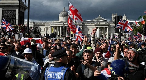 London anti-immigration rally