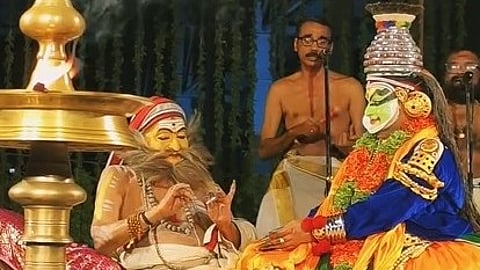 Kalamandalam Gopi asan returned to the stage