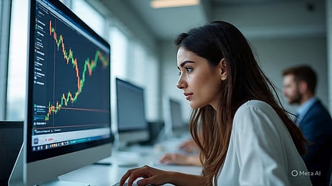 Sensex gains 800 pts