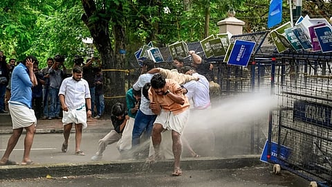 water cannons