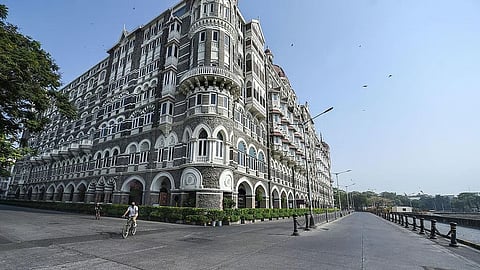 One of Mumbai's most iconic landmarks, the Taj hotel.
