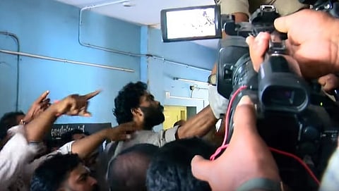 Councilor suicide incident Media Attacked in Thiruvananthapuram