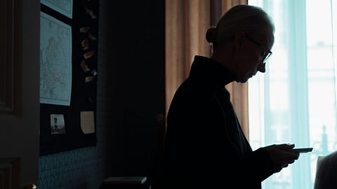 senior woman in a room