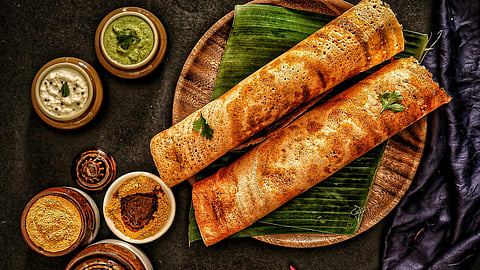 Dosa in plate