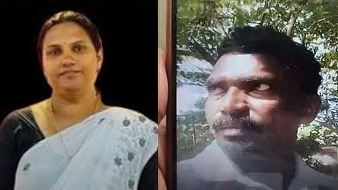 A husband hacked his wife to death in Punalur