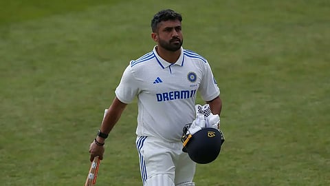 Karun Nair returns home after being ruled out of the Test match against England