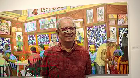 Indian painter Sudhir Patwardhan