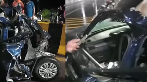 car accident in malappuram, 2 death