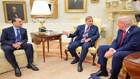 President Donald Trump in the White House.