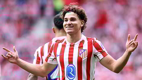 Julian Alvarez Celebrating goal