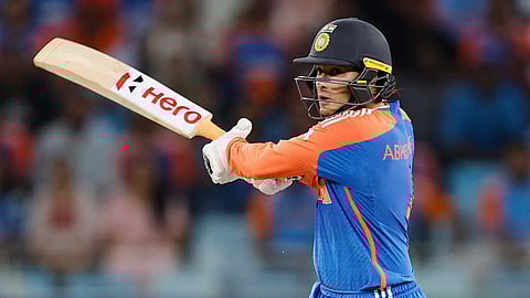 Abhishek Sharma batting