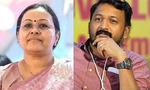 Rahul mamkootathil against Veena George