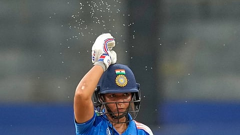 Bugs flying around Harmanpreet during the game