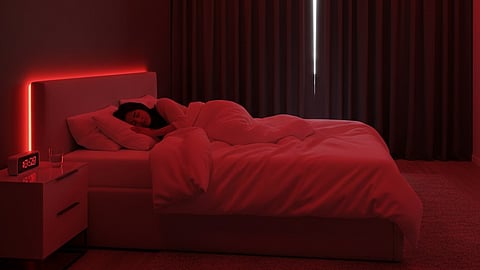 Red Light in bed rooms