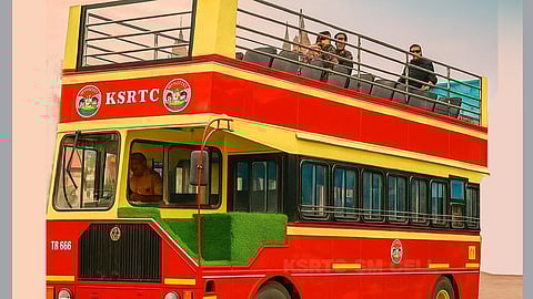 ksrtc double decker service at kochi