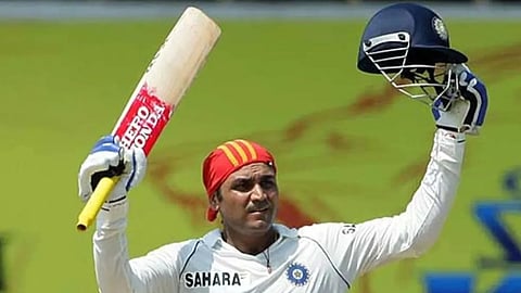 Virender Sehwag in test match