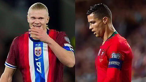 Erling Haaland and Cristiano Ronaldo FIFA World Cup European qualifiers