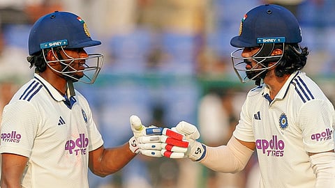 Sai Sudarshan and KL Rahul batting