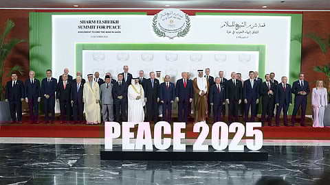 Gaza peace summit world leaders