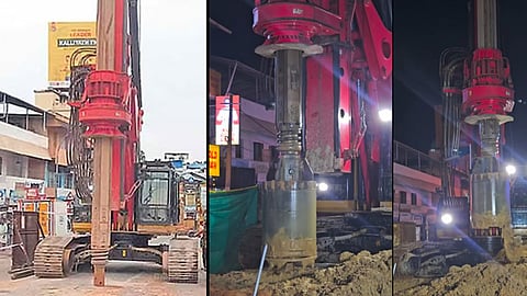 Construction of flyover at Venjaramoodu