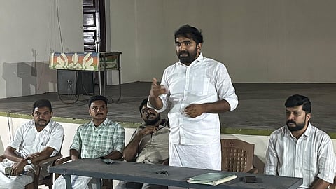 Chandy Oommen exited (left) the WhatsApp groups of the KPCC