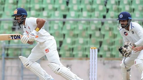 Prithvi Shaw hits half-century, Maharashtra takes a big lead