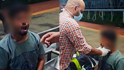 sudden treatment gave to the passenger by railway medical officer at palakkad becauase of tmj dislocation