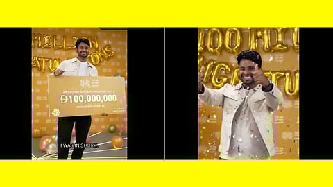 UAE Lottery jackpot winner anilkumar B