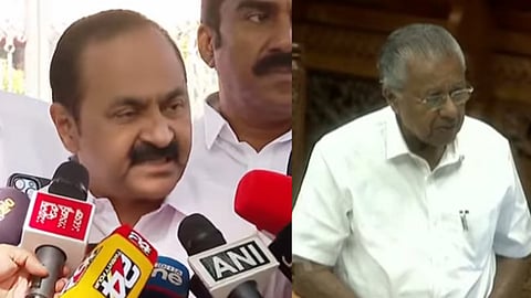 VD Satheesan- pinarayi vijayan